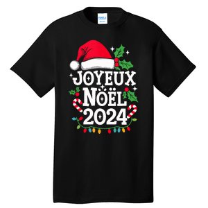 Merry Christmas French Family Joyeux Noel 2024 France Tall T-Shirt