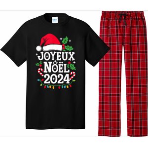 Merry Christmas French Family Joyeux Noel 2024 France Pajama Set