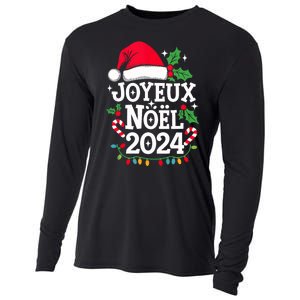 Merry Christmas French Family Joyeux Noel 2024 France Cooling Performance Long Sleeve Crew