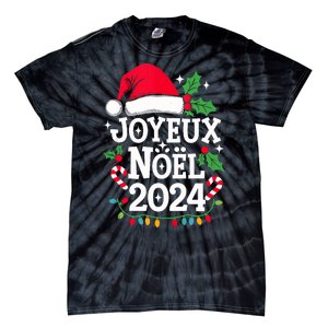 Merry Christmas French Family Joyeux Noel 2024 France Tie-Dye T-Shirt