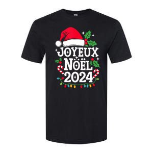 Merry Christmas French Family Joyeux Noel 2024 France Softstyle CVC T-Shirt