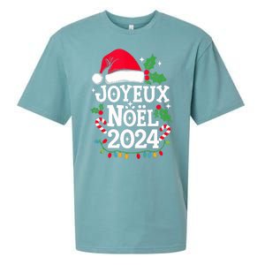 Merry Christmas French Family Joyeux Noel 2024 France Sueded Cloud Jersey T-Shirt