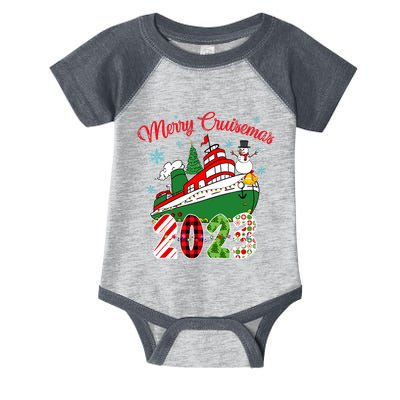 Merry Cruisemas Family Cruise Christmas Funny Boat Trip Infant Baby Jersey Bodysuit