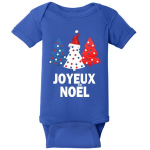 Merry Christmas French Tree France Lovers Flag Joyeux Noel Gift Baby Bodysuit