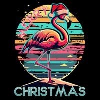 Merry Christmas Flamingo Pink Flamingo Christmas Xmas Gift Impact Tech Backpack