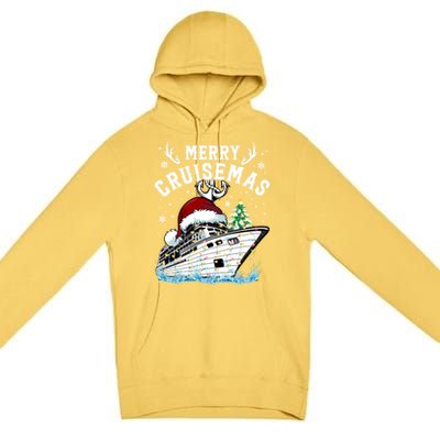 Merry Cruisemas Funny Cruise Ship Family Christmas Meaningful Gift Premium Pullover Hoodie