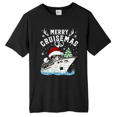 Merry Cruisemas Funny Cruise Ship Family Christmas Meaningful Gift Tall Fusion ChromaSoft Performance T-Shirt