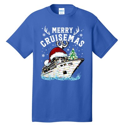 Merry Cruisemas Funny Cruise Ship Family Christmas Meaningful Gift Tall T-Shirt