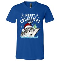 Merry Cruisemas Funny Cruise Ship Family Christmas Meaningful Gift V-Neck T-Shirt