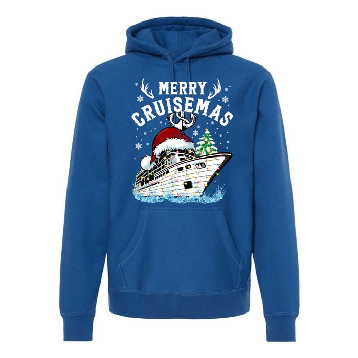 Merry Cruisemas Funny Cruise Ship Family Christmas Meaningful Gift Premium Hoodie