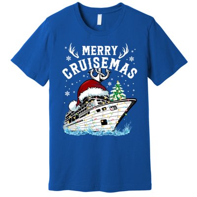 Merry Cruisemas Funny Cruise Ship Family Christmas Meaningful Gift Premium T-Shirt