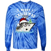 Merry Cruisemas Funny Cruise Ship Family Christmas Meaningful Gift Tie-Dye Long Sleeve Shirt