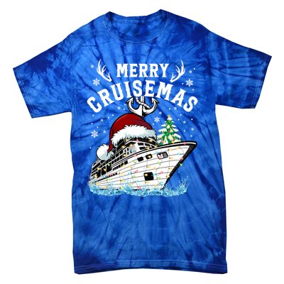 Merry Cruisemas Funny Cruise Ship Family Christmas Meaningful Gift Tie-Dye T-Shirt