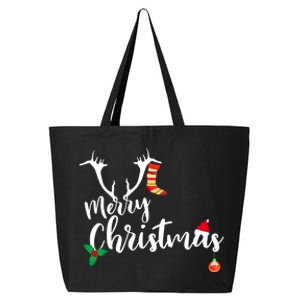 Merry Christmas Funny Gift 25L Jumbo Tote