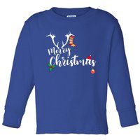 Merry Christmas Funny Gift Toddler Long Sleeve Shirt