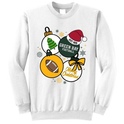 Merry Christmas Green Bay Baseball Est 1919 Sweatshirt