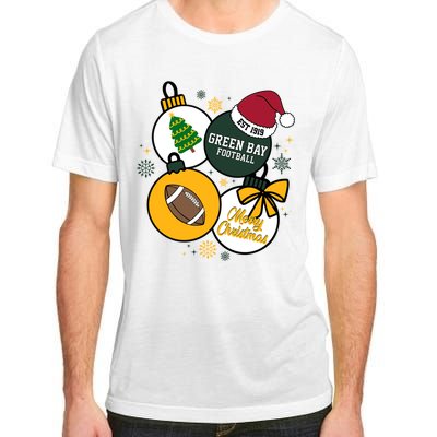 Merry Christmas Green Bay Baseball Est 1919 Adult ChromaSoft Performance T-Shirt