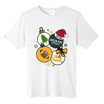 Merry Christmas Green Bay Baseball Est 1919 Tall Fusion ChromaSoft Performance T-Shirt