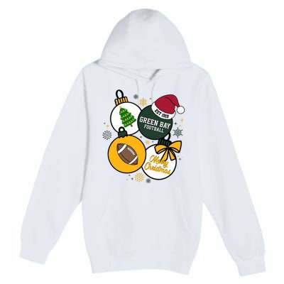 Merry Christmas Green Bay Baseball Est 1919 Premium Pullover Hoodie