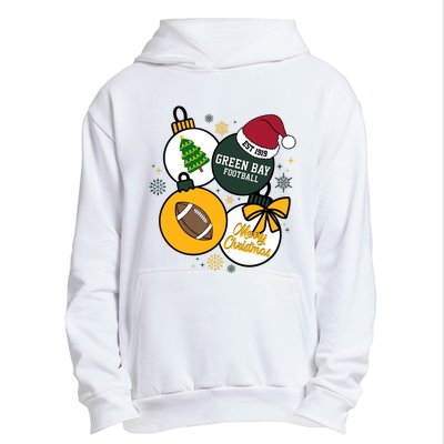 Merry Christmas Green Bay Baseball Est 1919 Urban Pullover Hoodie