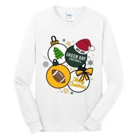 Merry Christmas Green Bay Baseball Est 1919 Tall Long Sleeve T-Shirt