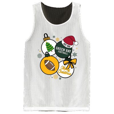 Merry Christmas Green Bay Baseball Est 1919 Mesh Reversible Basketball Jersey Tank