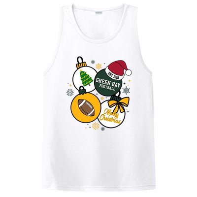 Merry Christmas Green Bay Baseball Est 1919 PosiCharge Competitor Tank