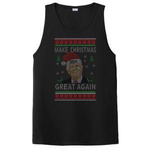 Make Christmas Great Again Funny Trump Ugly Christmas PosiCharge Competitor Tank