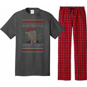 Make Christmas Great Again Funny Trump Ugly Christmas Pajama Set