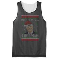 Make Christmas Great Again Funny Trump Ugly Christmas Mesh Reversible Basketball Jersey Tank