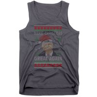 Make Christmas Great Again Funny Trump Ugly Christmas Tank Top