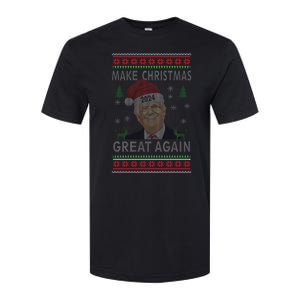 Make Christmas Great Again Funny Trump Ugly Christmas Softstyle CVC T-Shirt