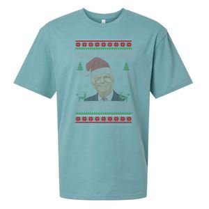 Make Christmas Great Again Funny Trump Ugly Christmas Sueded Cloud Jersey T-Shirt