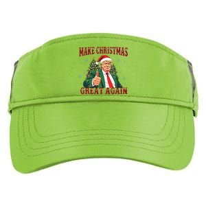 Make Christmas Great Again Funny Santa 2024 Christmas Adult Drive Performance Visor