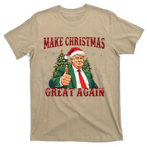 Make Christmas Great Again Funny Santa 2024 Christmas T-Shirt