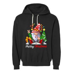 Merry Christmas Gnome Family Christmas For Garment-Dyed Fleece Hoodie