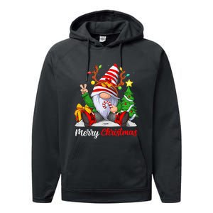 Merry Christmas Gnome Family Christmas For Performance Fleece Hoodie