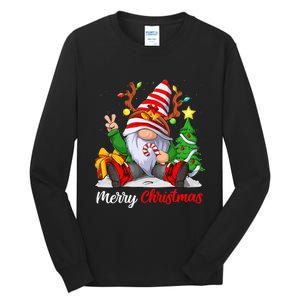 Merry Christmas Gnome Family Christmas For Tall Long Sleeve T-Shirt