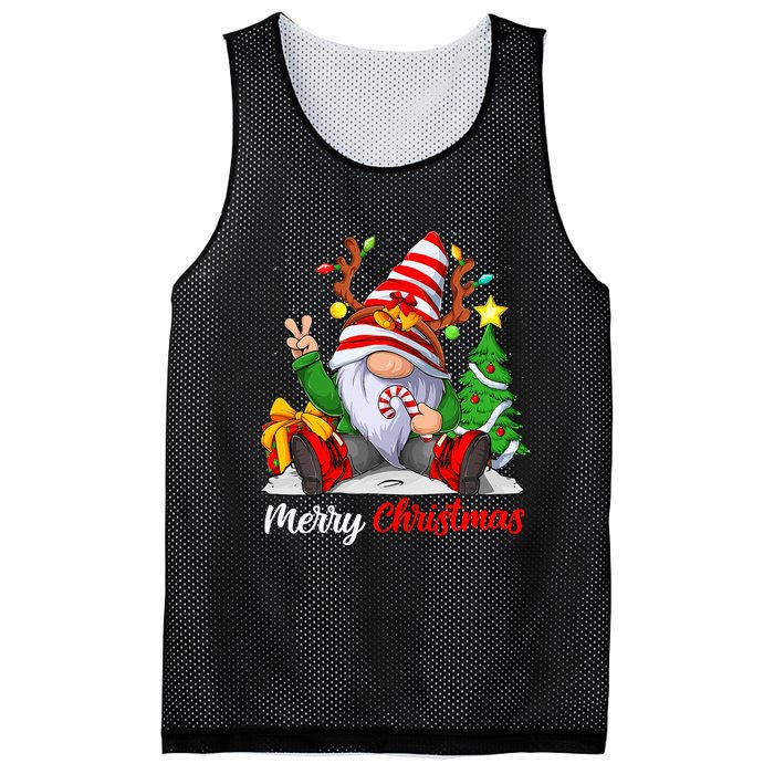 Merry Christmas Gnome Family Christmas For Mesh Reversible Basketball Jersey Tank