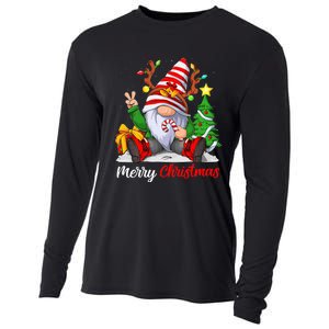 Merry Christmas Gnome Family Christmas For Cooling Performance Long Sleeve Crew