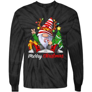 Merry Christmas Gnome Family Christmas For Tie-Dye Long Sleeve Shirt