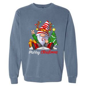 Merry Christmas Gnome Family Christmas For Garment-Dyed Sweatshirt