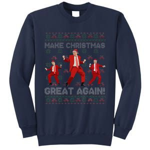 Make Christmas Great Again Santa Trump Dance Ugly Sweater Sweatshirt