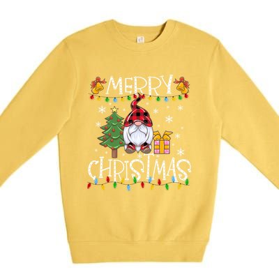 Merry Christmas Gnome Family Christmas Meaningful Gift Great Gift Premium Crewneck Sweatshirt