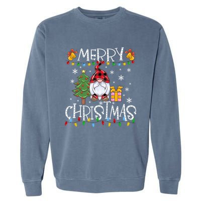 Merry Christmas Gnome Family Christmas Meaningful Gift Great Gift Garment-Dyed Sweatshirt