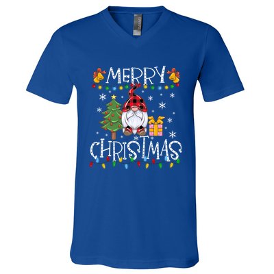 Merry Christmas Gnome Family Christmas Meaningful Gift Great Gift V-Neck T-Shirt