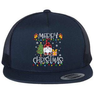 Merry Christmas Gnome Family Christmas Meaningful Gift Great Gift Flat Bill Trucker Hat