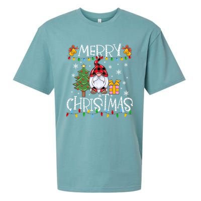 Merry Christmas Gnome Family Christmas Meaningful Gift Great Gift Sueded Cloud Jersey T-Shirt