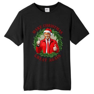 Make Christmas Great Again Donald Trump Maga Tall Fusion ChromaSoft Performance T-Shirt