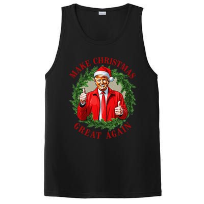 Make Christmas Great Again Donald Trump Maga PosiCharge Competitor Tank